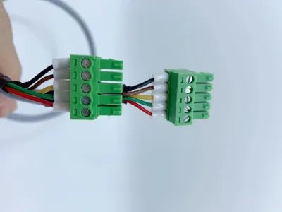 Arnés de cable electrónico industrial del bloque de terminales de la asamblea de cable de transmisión
