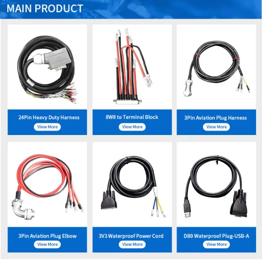 Conjunto de cables industriales de mazo de cables personalizado de fábrica Forman